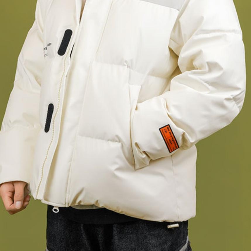 New Balance Winter Windproof Outdoor Down Jacket Asia Sizing 'White Black' Unisex NPA44013-IV