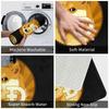 Cryptocurrency Dogecoin Doormat Anti-Slip Entrance Kitchen Bathroom Floor Door Mat Bitcoin Bedroom Balcony Rug Carpet Footpad
