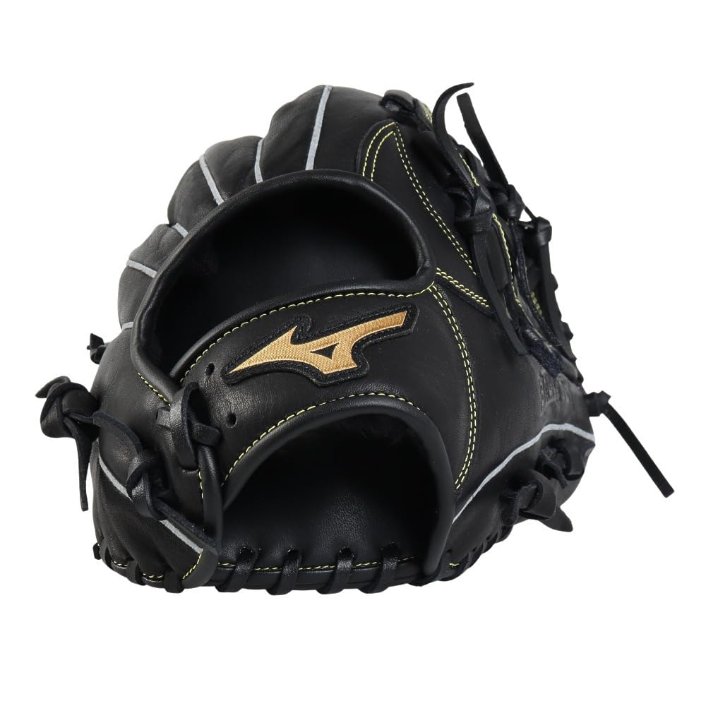 Mizuno Softball Baseball 1AJGR22910 09 (MIZUNO) Glove, All-Around, Glove, General, Ballpark, (Black/FF/Men's)
