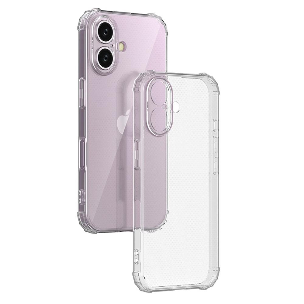 For iPhone 16 Shockproof Case Transparent Phone Cover Case