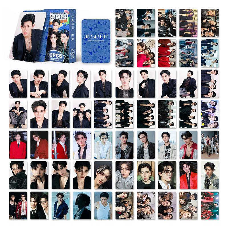 92PCS JASP.ER Photocards Double-Sided LOMO Cards - HD Printed Collectible Stickers Perfect Gift for Fans