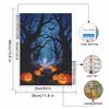 Halloween diamond painting kit pumpkin ghost forest handmade diy painting home decoration painting