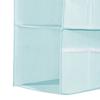 Organizador de armário multicamadas com fita de fixação Oxford Cloth Home Dormitório Underware Organizador para banheiro