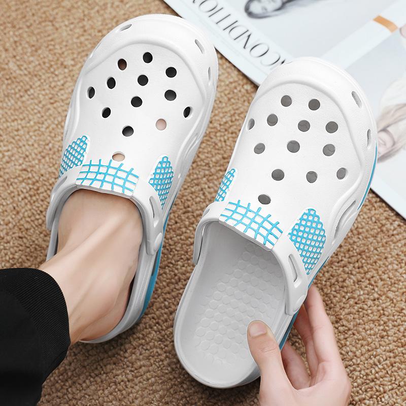 Men's Casual Fashionable Non Slip Portable Sports Sandals for Summer 2024 with A Beach Poop Sensation and Toe Slippers for Men