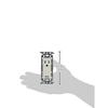 Panasonic Grounding Outlet with Embedded Earth Terminal with Metal Frame, White WTF11313WK