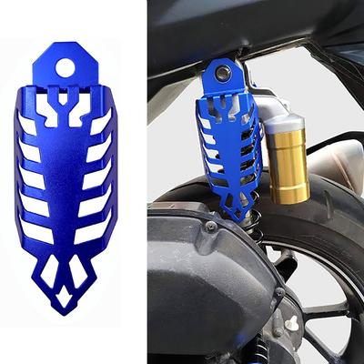 1 Paar Motorrad-Stoßdämpferabdeckung, universelles Umrüstzubehör, dekorativer Aluminiumschutz für die Vorder- und Hinterradgabel