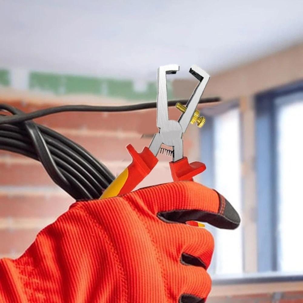 6-Inch Size Wiring Tool Heavy Duty Wire Cutter Dividing Function Wire Stripper Repair Work
