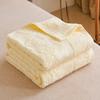 Pătură prosop Jacquard 100% Bumbac Solid Simplu pentru Adulți Vară Aer Condiționat Husă Canapea Birou Cearșaf Pat Mărime Queen King