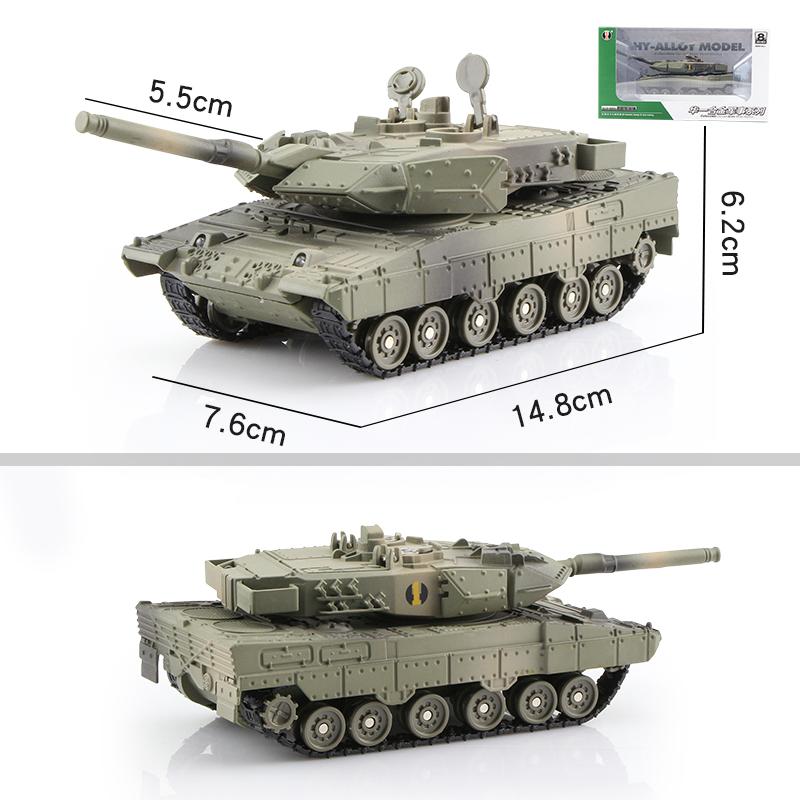 Main Battle Tank Germany Leopard 2 American M1A2 Abrams Chinese Type 99B Diecasts & Toy Vehicles Sounds & Light 1:48 Alloy Military Model