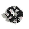 Leopard Print Hair Band Bohemian Large Intestine Band Small Fresh Commuter Rubber Band Flower Print Head Band Head Rope