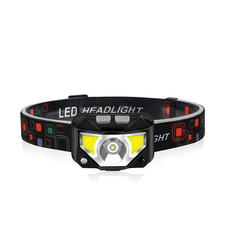 

New USB Charge Ultra-Light Bright LED Rechargeable Headlight Waterproof Motion Sensor Headlight for Running & Outdoor Fishing