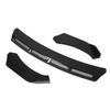 3pcs Front Bumper Lip Body Kit Universal Spoiler Wing Car Modification for Automobile