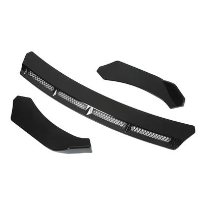 3 stücke Frontschürze Lip Body Kit Universal Spoiler Flügel Auto Modifikation für Automobil Schwarz