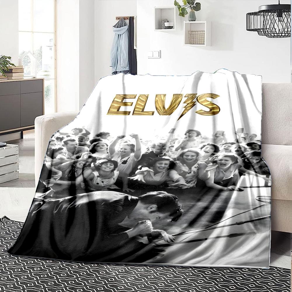 Elvis Presley Blanket Soft Warm Cozy Suitable For Office Bed Office Chair For All Occasions Stylish Decor Gift For Travel Home Birthdays