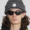 UNDERCONTROL BEANIE / PIN STRIPE / BLACK