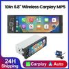 OD8 6.86'' Carplay Android Auto Universal 1 Din Car Radio Stereo Smart Systems Video Player FM Receiver Aux Navigation Headunit