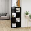Day and Night - Day and Night Shelf/space Divider Glossy Black 60x24x124.5 Cm
