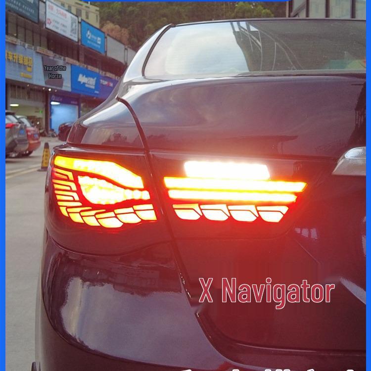 LED Dragon Scale Daytime Running Lights & Flowing Turn Signal Taillights for 10-17 Toyota Reiz