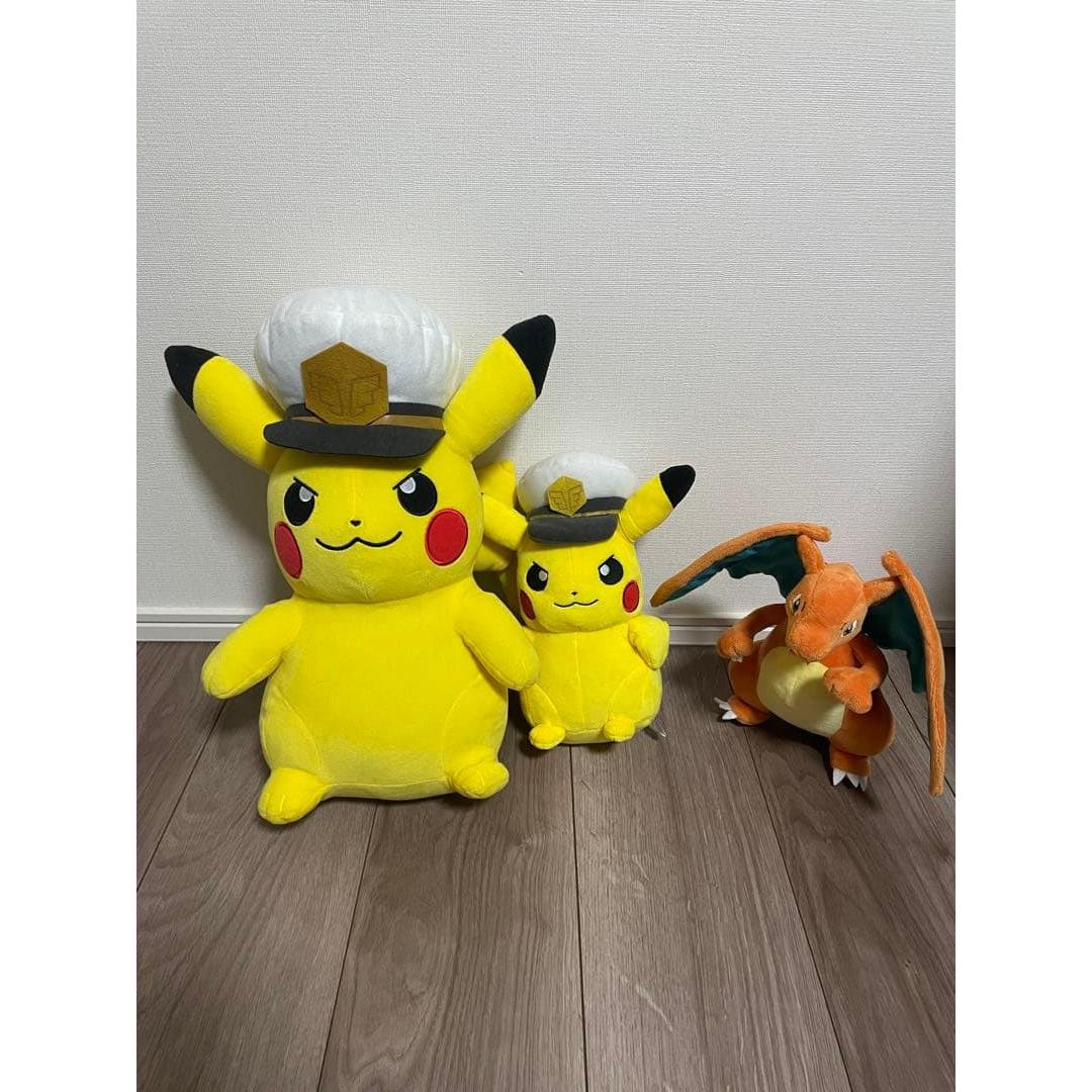 Captain Pikachu/Charizard Pokemon Plush Toy Set Bulk Sale