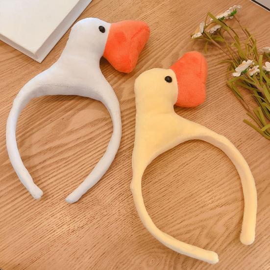 Cartoon Little Yellow Duck Hair Hoop Funny Animal Decor Kids Headband Girl Hair Clip Children Gift