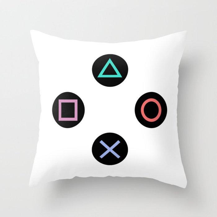 Video Game Decorative Cushion Cover Retro Polyester Pillowcase Sofa Couch Bed Seat Throw Pillow Cover Game Fan Gift 45X45CM