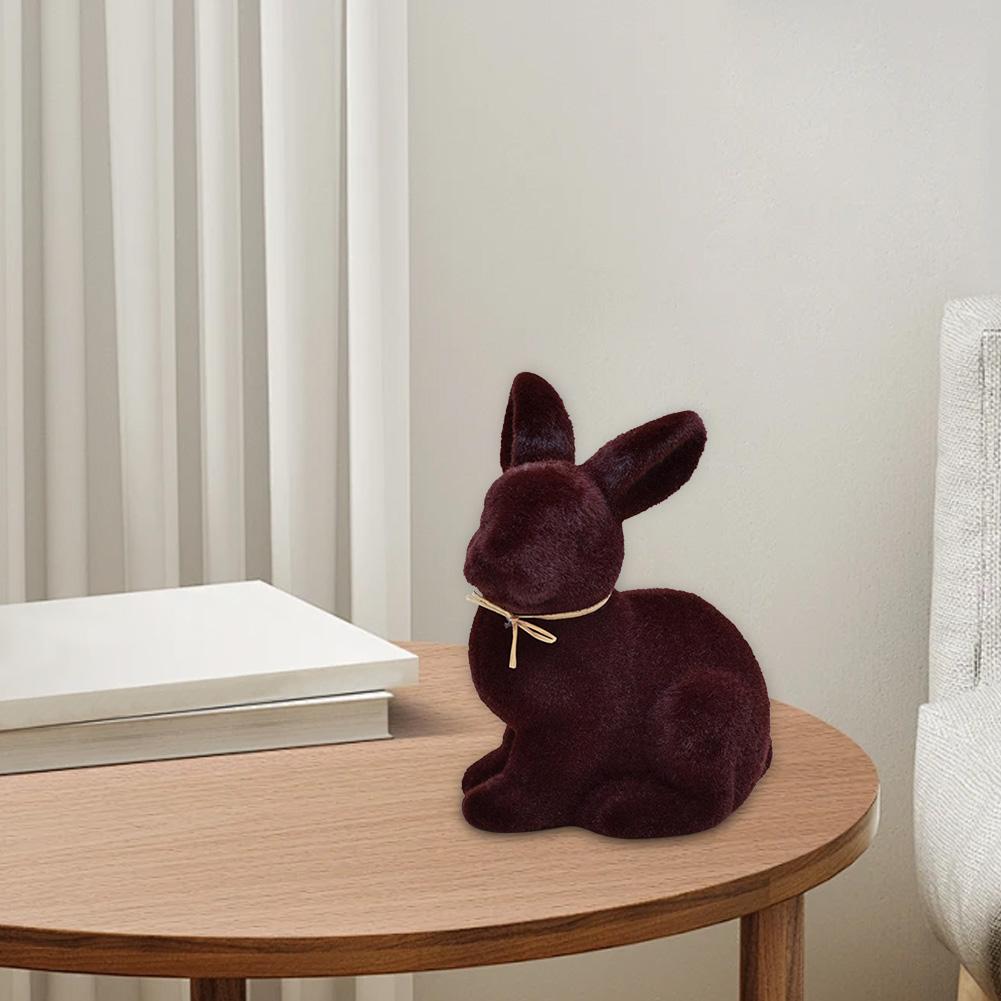 Simulation Moss Foam Easter Bunny Decor Easter Moss Rabbit Figurine Artificial Moss Rabbit Easter Figurine Rabbit Bunny Figurine