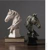 Office Ornaments Home Decoration Living Room Rack Nordic Style Retro Horse Head Ornaments Resin Crafts Decoration