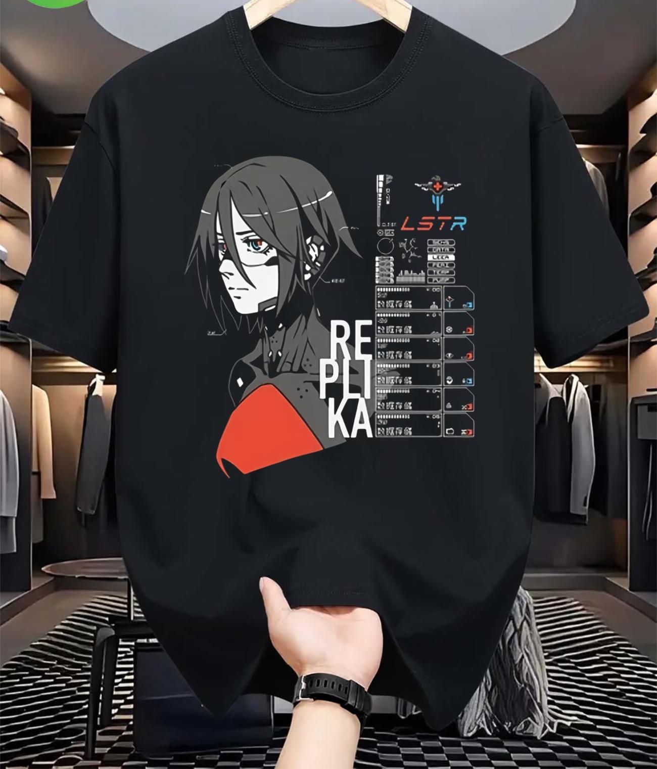 

Vintage Signalis wake up Horror Game Y2K Retro T Shirt Womens Unisex Cotton Tee Summer Spring Oversized Novelty Streetwear Top S