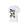 Nike Graffiti Logo Sports Basketball Short Sleeve White Men's CK1181-100