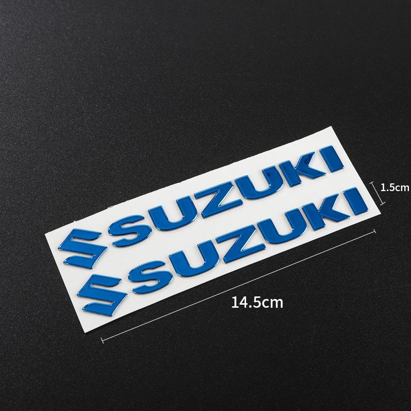 2pcs Soft Label for SUZUKI Swift SX4 S Cross Jimny Samurai Alto Ignis Grand Vitara Motorcycle Sticker Body Decal Decoration