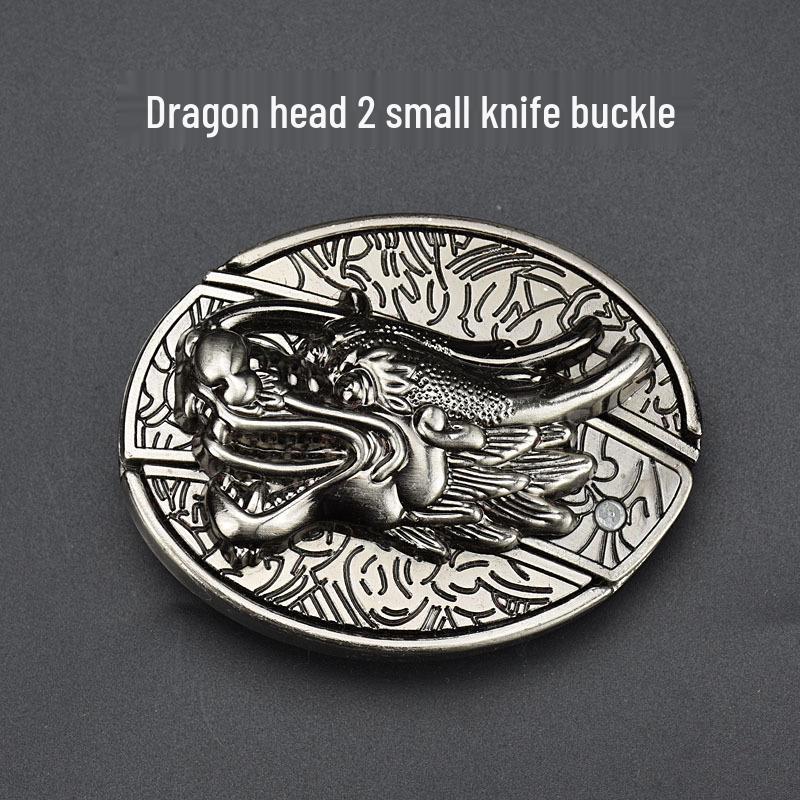 Men's Casual Punk Alloy Knife Buckle Belt