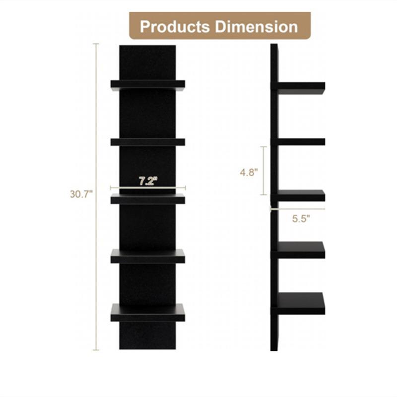Multi-Layer Wall-Mounted Display Shelf for Home Decor