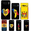 Para Capa de Telefone Google Pixel 10 Pro Pixel 9 Pro XL Capa de TPU Pixel 8 Pro 9A 8A 7A 7 6A 6 Pro Capa Macia Bandeira da Moldávia
