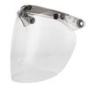 Sakurawing Bubble Shield Jet Helmet Face Guard, UV and Light Blocking, Motorcycle Goggles, Sunglasses (Clear)