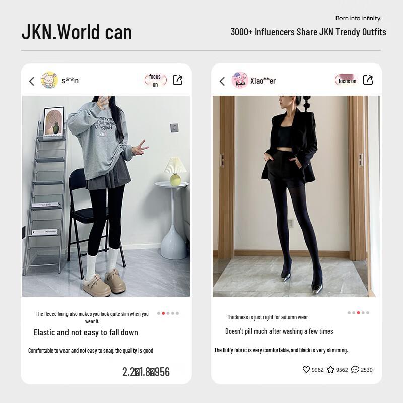 JKN Polka Dot Slimming Tights