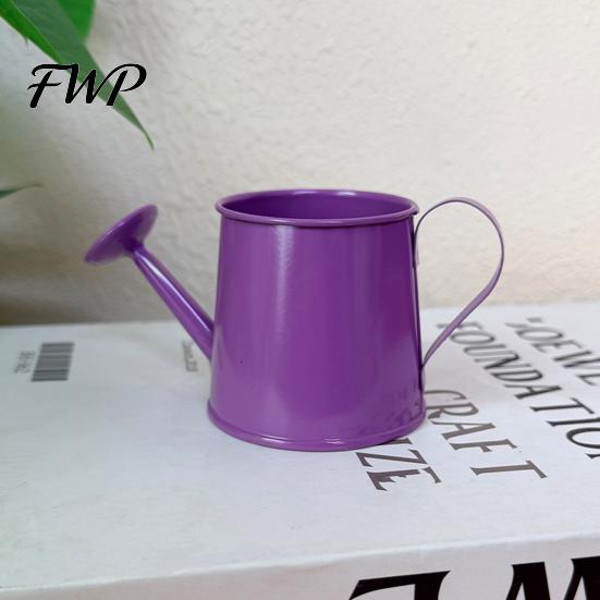 Vintage Tuin Gieter Mini Blik Metaal met Lange Slang Bijvuluitloop Klein voor Kamerplanten Huisdecoratie Makkelijk
