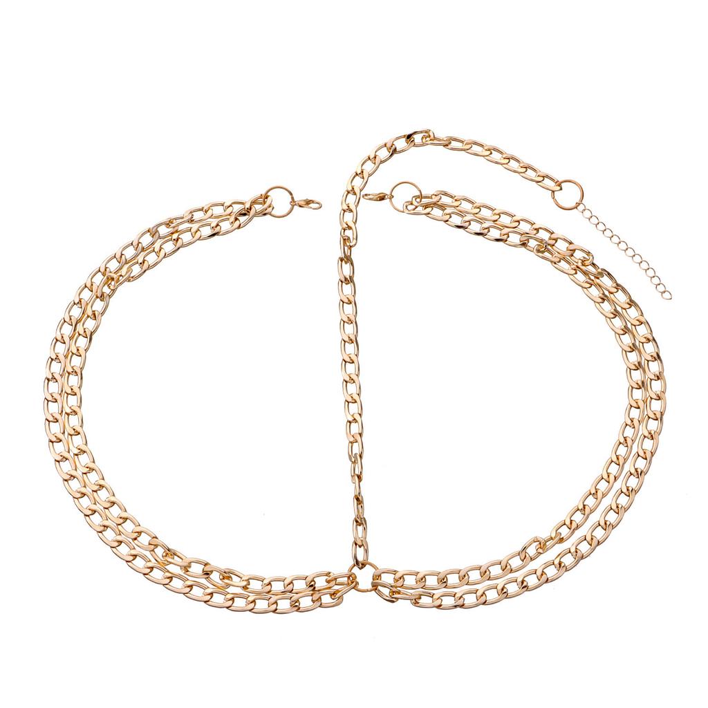 Nouveau serre-tête bandeau ebay, bandeau à franges chaîne épaisse multicouche en métal, accessoires pour cheveux