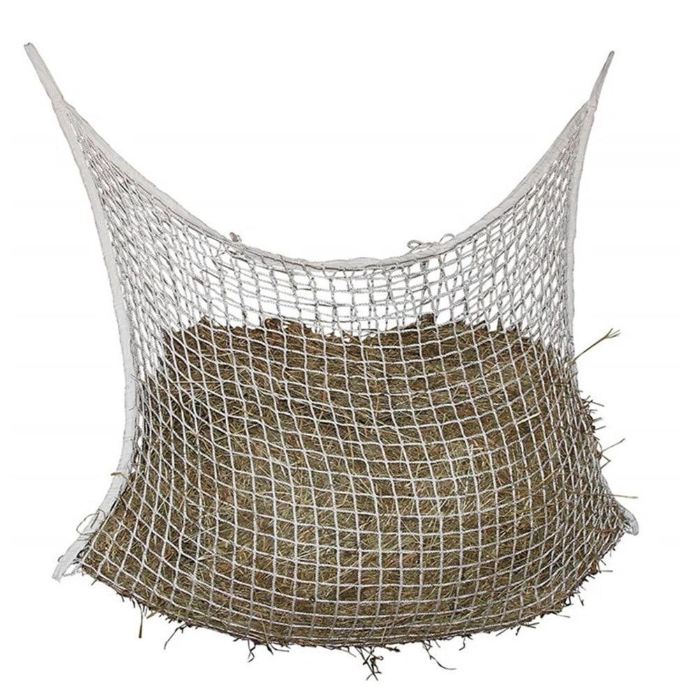 Mesh Hole Design Slow Feed Forage Net PE Woven Rope Horse Forage Bag Forage Net Bag Horses