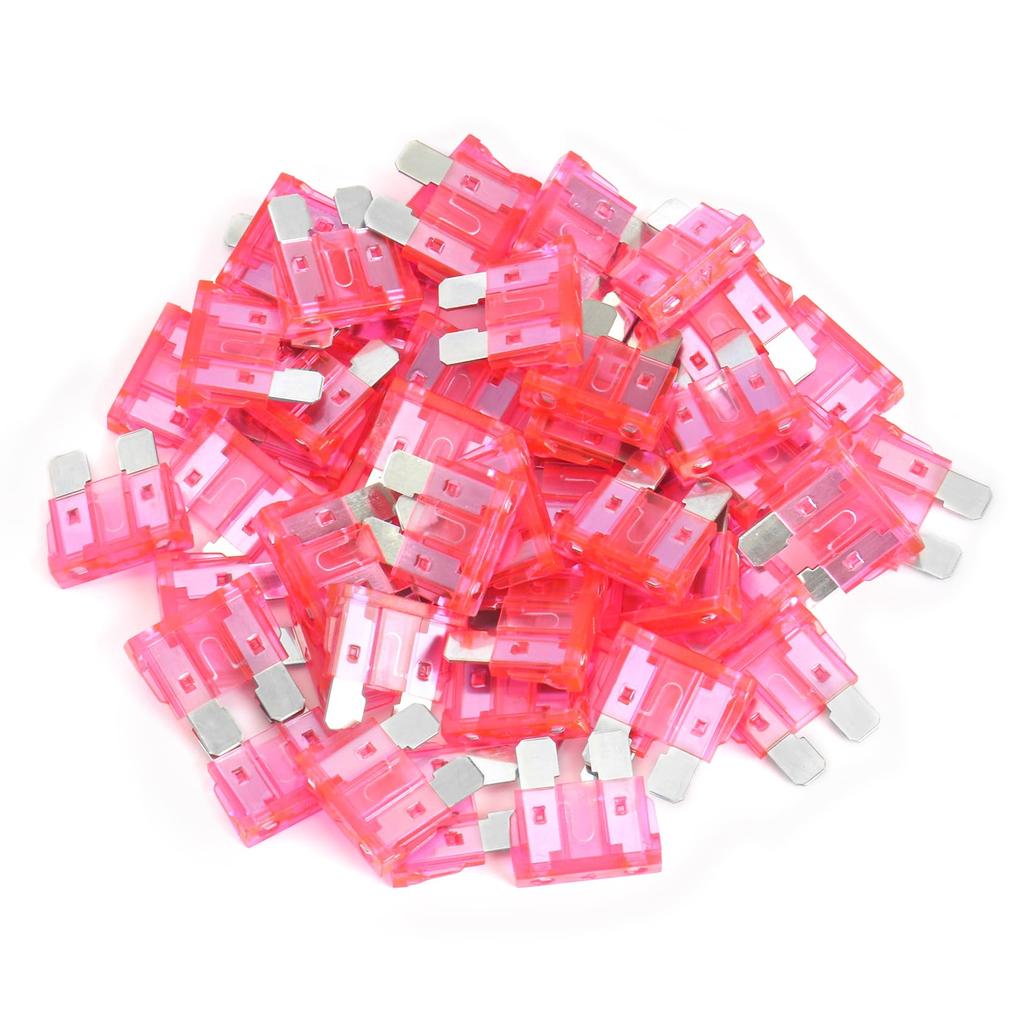 Heschen 25pcs Standard Fuse ATC-4 Auto Assorted Car Truck 4A Pink