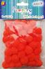 Pompoms 60 Pcs. ORANGE 2 | POM-407
