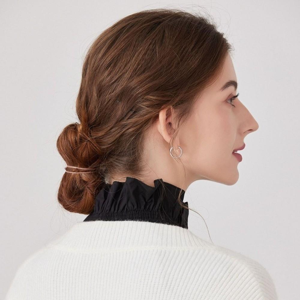 Cotton Material Detachable V-neck Shirt Collar Sweet False Collar Removable Fake Collar  Blouse