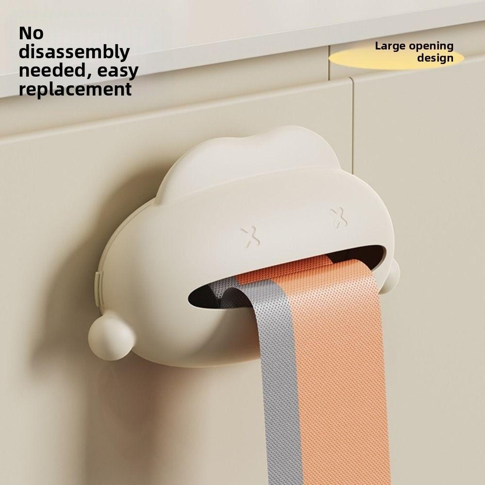 Wall Mounted Trash Bag Dispenser Wide Opening Trash Bag Storage Box  Kitchen Organizatio