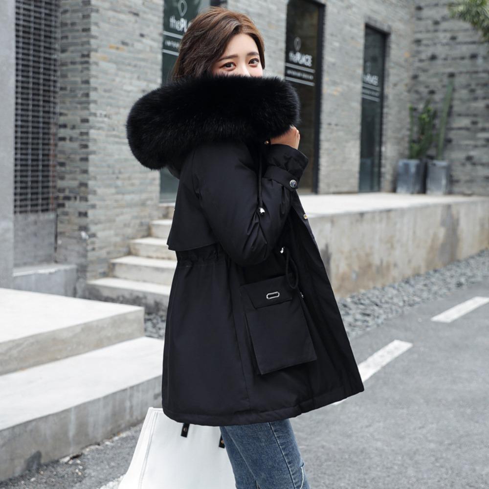 Winter New Trendy Down Cotton-padded Clothes Women's Clothing Waist Slim Fit Warm Student Cotton-padded Jacket
