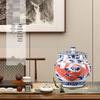 Jingdezhen Hand-painted Dragon & Phoenix Ceramic Tea Caddy
