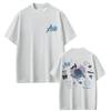 Maglietta Springsummer Ado World Tour Hibana per uomo e donna, stile giapponese, traspirante, puro cotone, vintage.