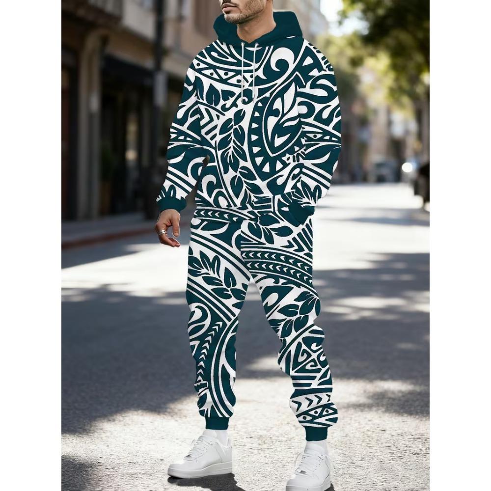 

Красочный спортивный костюм с принтом цветов кешью для мужчин/женщин, комплект из 2 предметов, худи и брюки с 3D-принтом пейсли, модный спортивный костюм для пары для бега 5XL