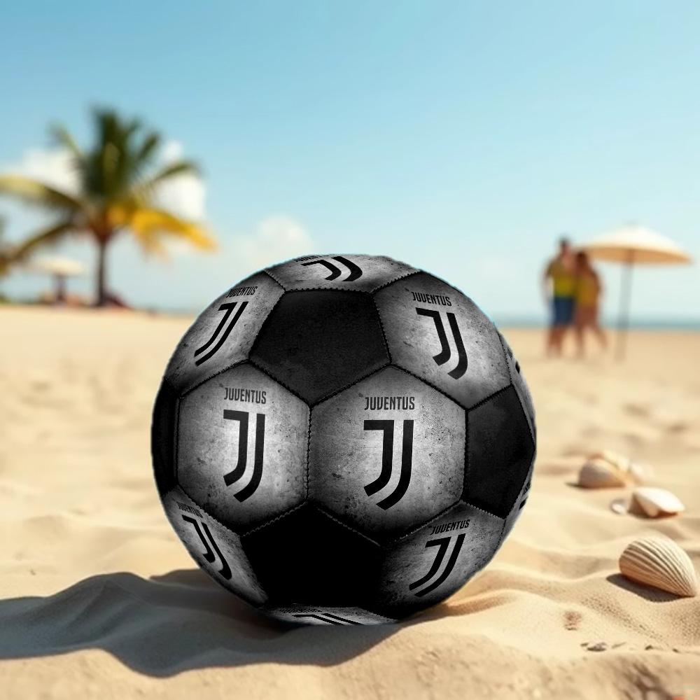 Juventus JJ Soccer Ball Colorful All Ages Machine Stitched PVC Competition Ready Durable High-Bounce.SIZE5