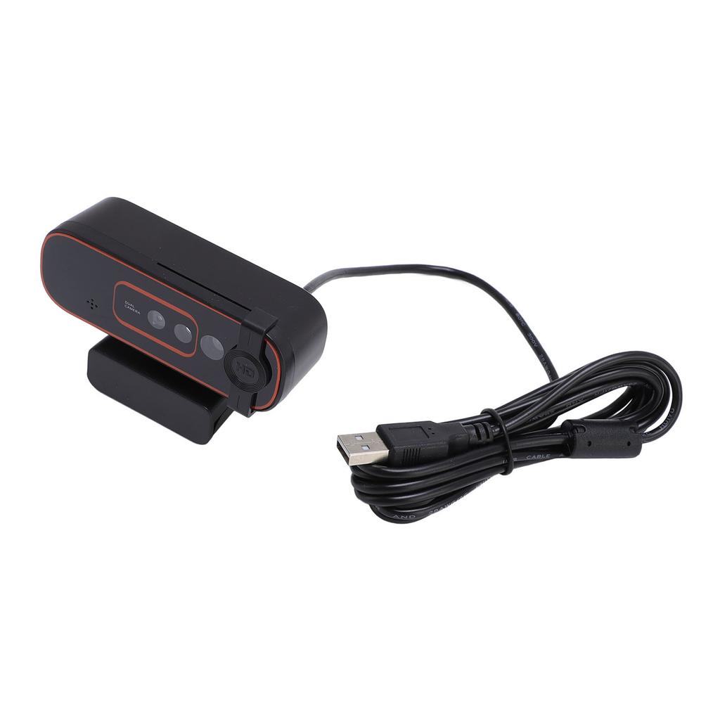 Computer Web Camera 1080P 30fps Facial Recognition USB Computer Camera with Private Cover Mic