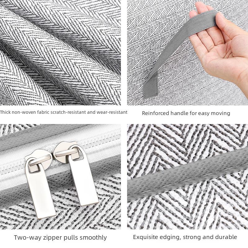 Large Capacity Window Zipper Storage Bag for Clothes & Quilts