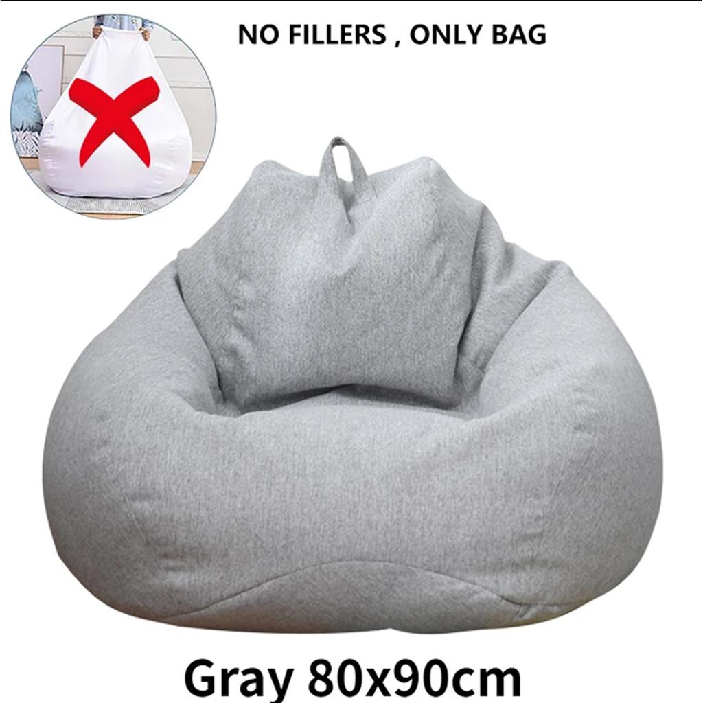 Lazy Sofas Cover Large Bean Bag Cover Without Filler And Sofa Inner Liner Living Room Home Tatami Lounger Comfortable Seat Cover